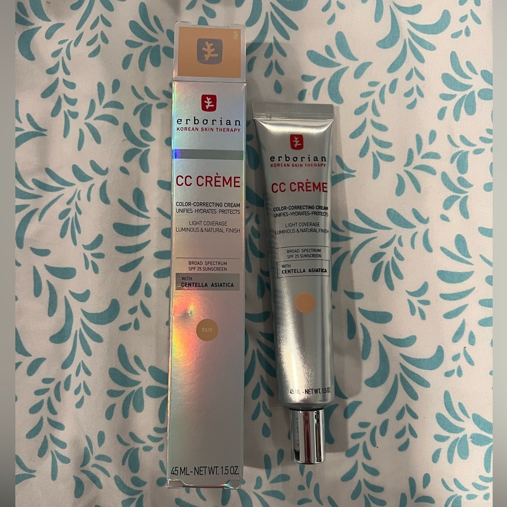 Erborian CC Cream Color-Corrector for Natural Luminous Finish FAIR NEW